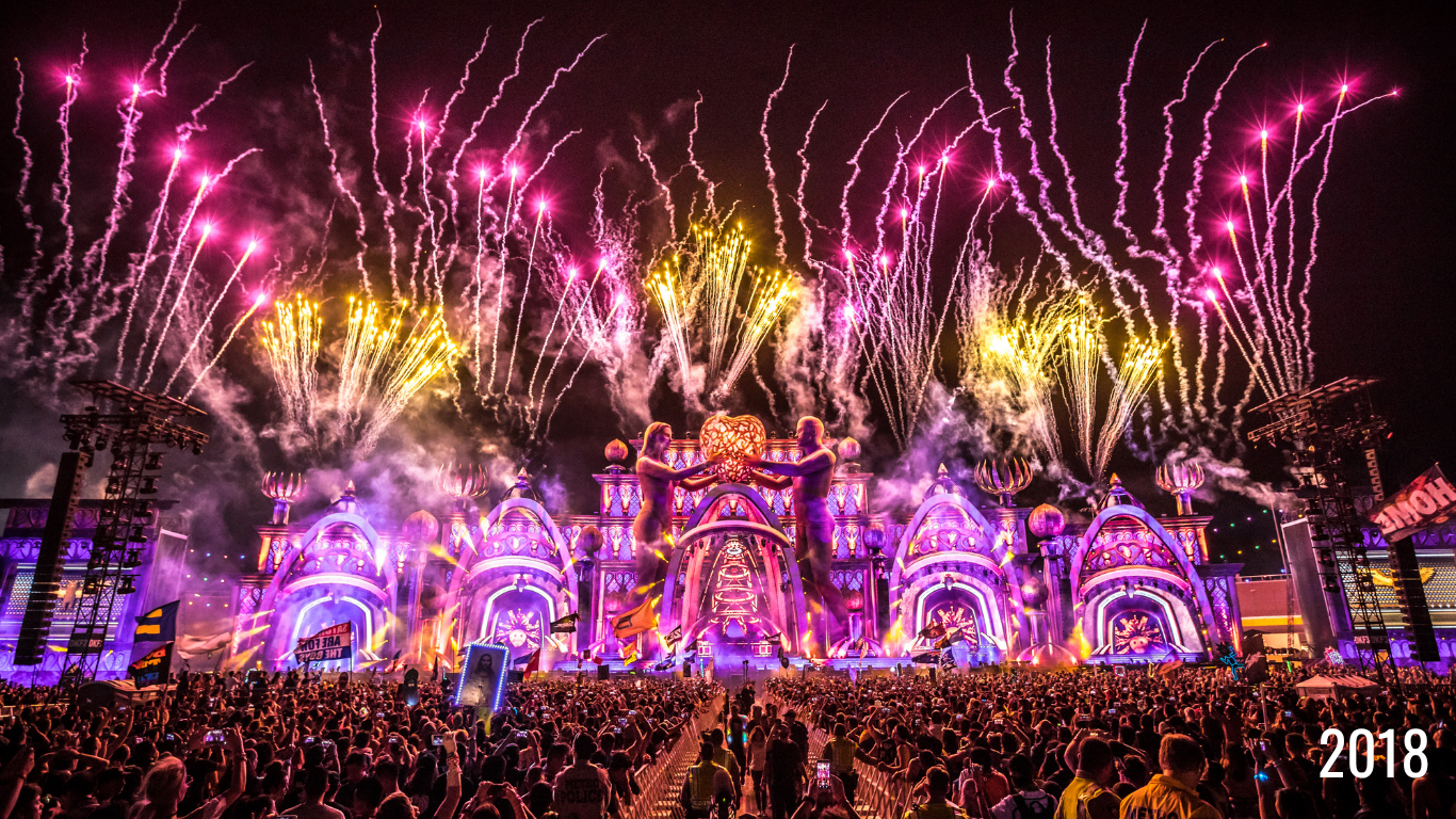 EDC Stage Design 2018 reality