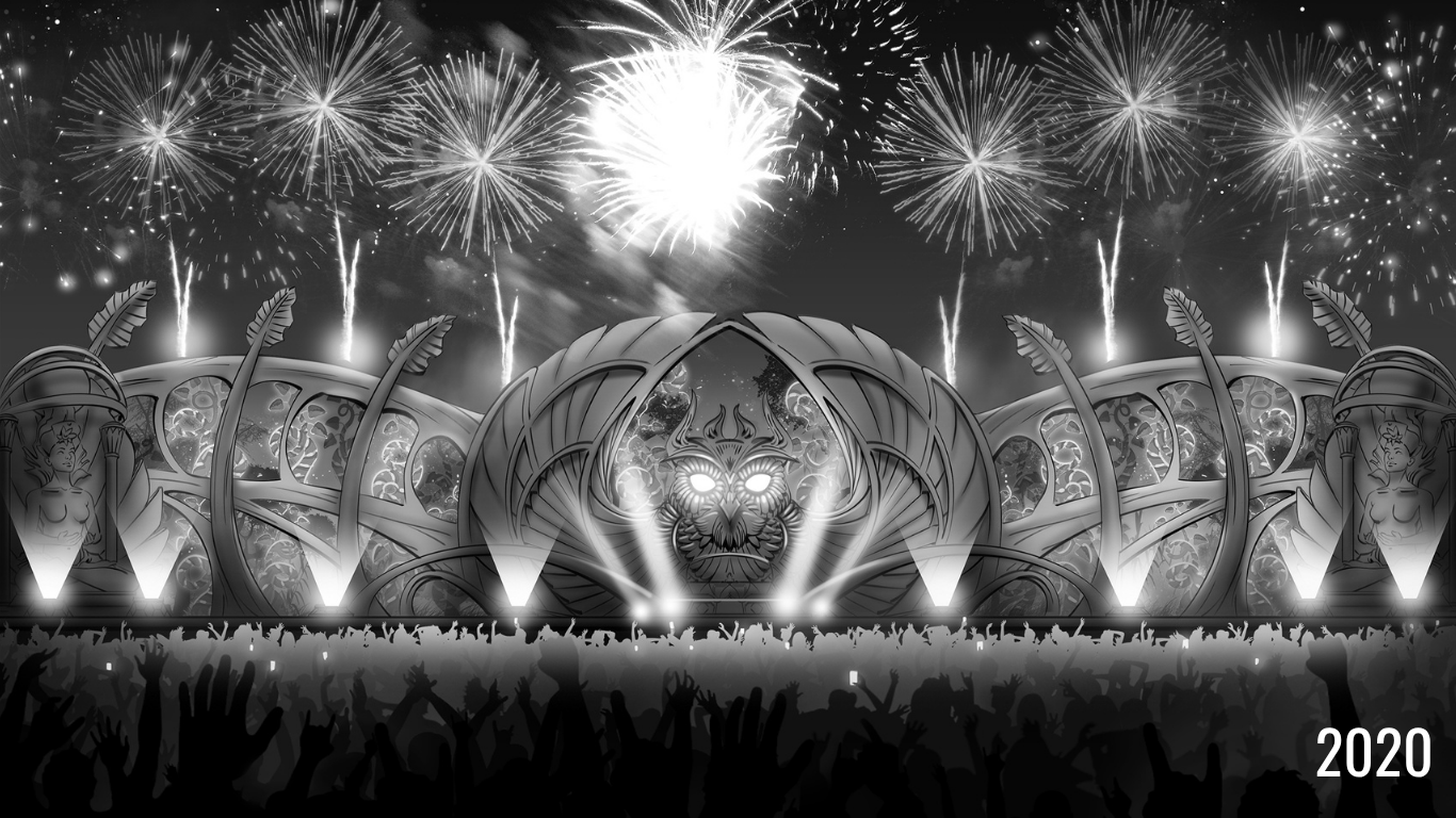 EDC Stage Design 2020 sketch